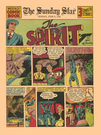 Cover Thumbnail for The Spirit (Register and Tribune Syndicate, 1940 series) #6/9/1940 [The Sunday Star [Washington, D.C.]]