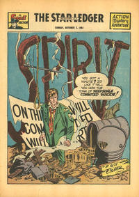 Cover for The Spirit (Register and Tribune Syndicate, 1940 series) #10/7/1951