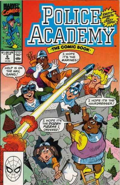 Cover for Police Academy (Marvel, 1989 series) #6 [Direct]
