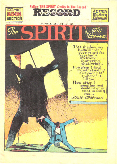 Cover for The Spirit (Register and Tribune Syndicate, 1940 series) #8/16/1942