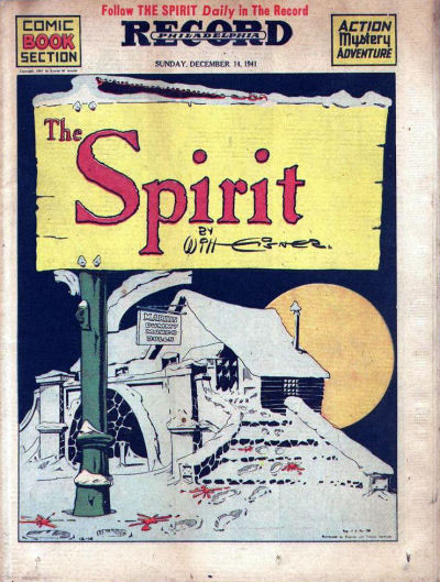 Cover for The Spirit (Register and Tribune Syndicate, 1940 series) #12/14/1941