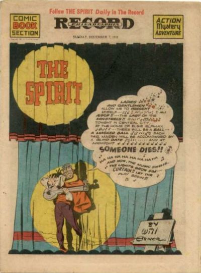 Cover for The Spirit (Register and Tribune Syndicate, 1940 series) #12/7/1941