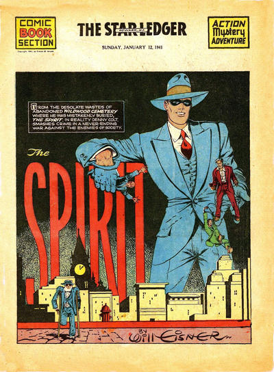Cover for The Spirit (Register and Tribune Syndicate, 1940 series) #1/12/1941
