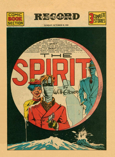 Cover for The Spirit (Register and Tribune Syndicate, 1940 series) #10/20/1940