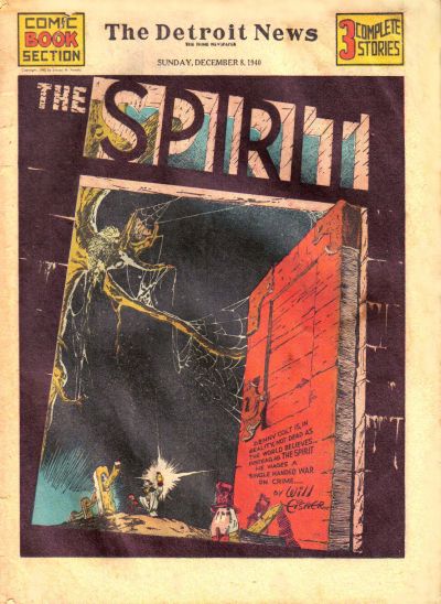Cover for The Spirit (Register and Tribune Syndicate, 1940 series) #12/8/1940