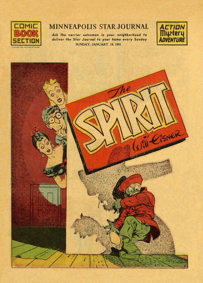 Cover for The Spirit (Register and Tribune Syndicate, 1940 series) #1/19/1941
