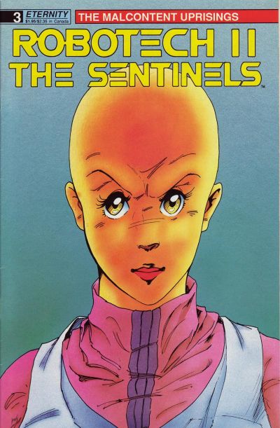 Cover for Robotech II: The Sentinels The Malcontent Uprisings (Malibu, 1989 series) #3