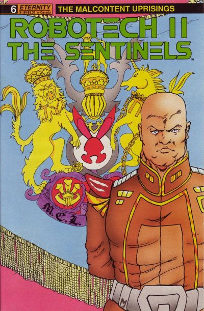 Cover for Robotech II: The Sentinels The Malcontent Uprisings (Malibu, 1989 series) #6