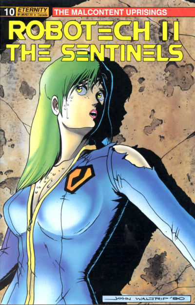 Cover for Robotech II: The Sentinels The Malcontent Uprisings (Malibu, 1989 series) #10