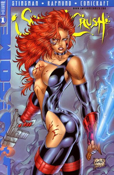 Cover for Scarlet Crush (Awesome, 1998 series) #1 [Liefeld]