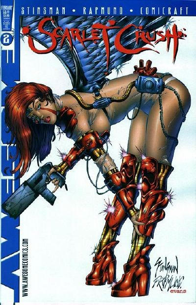 Cover for Scarlet Crush (Awesome, 1998 series) #2 [John Stinsman Cover]