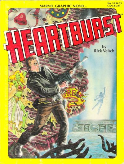 Cover for Marvel Graphic Novel (Marvel, 1982 series) #10 - Heartburst