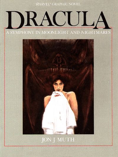 Cover for Dracula -- A Symphony in Moonlight and Nightmares (Marvel, 1986 series) 