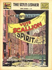Cover for The Spirit (Register and Tribune Syndicate, 1940 series) #11/11/1951