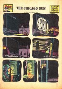 Cover for The Spirit (Register and Tribune Syndicate, 1940 series) #1/26/1947