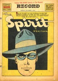 Cover Thumbnail for The Spirit (Register and Tribune Syndicate, 1940 series) #11/2/1941