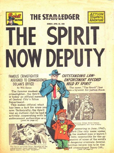 Cover for The Spirit (Register and Tribune Syndicate, 1940 series) #4/24/1949