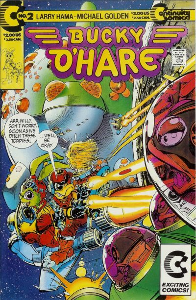 Cover for Bucky O'Hare (Continuity, 1991 series) #2 [Direct]