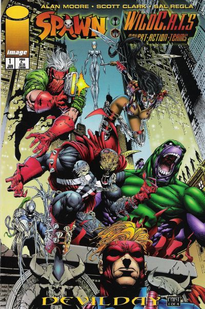 Cover for Spawn / WildC.A.T.s (Image, 1996 series) #1