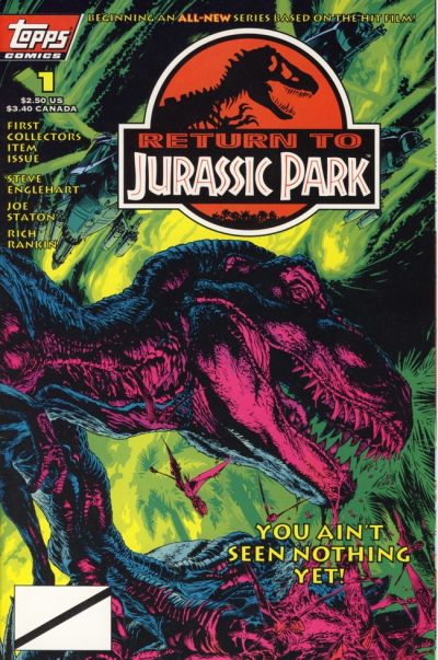 Cover for Return to Jurassic Park (Topps, 1995 series) #1