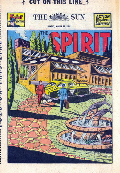 Cover for The Spirit (Register and Tribune Syndicate, 1940 series) #3/23/1952