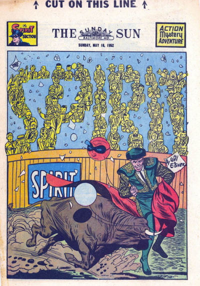 Cover for The Spirit (Register and Tribune Syndicate, 1940 series) #5/18/1952