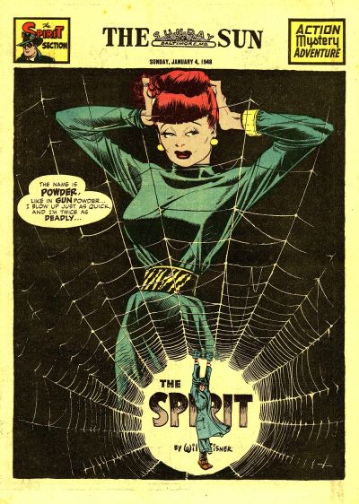 Cover for The Spirit (Register and Tribune Syndicate, 1940 series) #1/4/1948