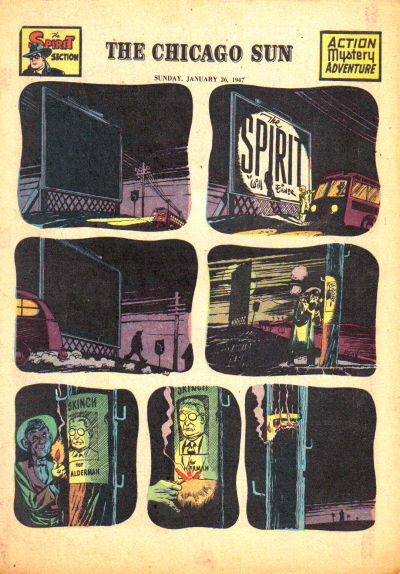 Cover for The Spirit (Register and Tribune Syndicate, 1940 series) #1/26/1947