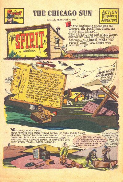 Cover for The Spirit (Register and Tribune Syndicate, 1940 series) #2/9/1947
