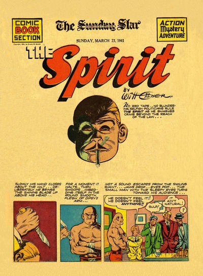 Cover for The Spirit (Register and Tribune Syndicate, 1940 series) #3/23/1941