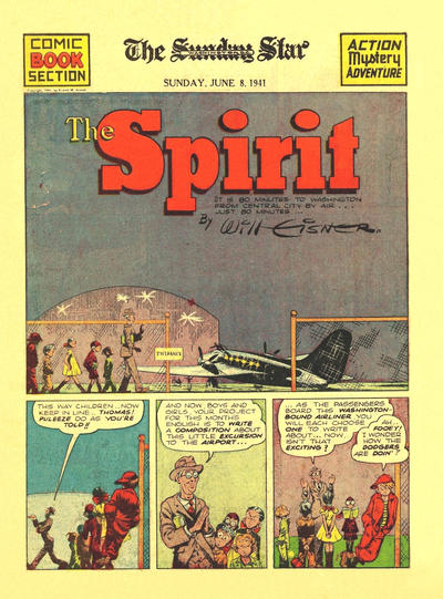 Cover for The Spirit (Register and Tribune Syndicate, 1940 series) #6/8/1941