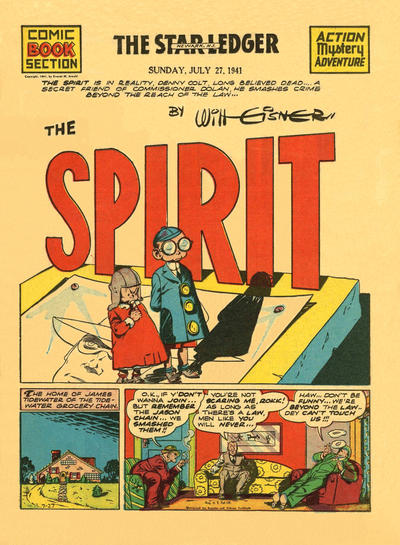 Cover for The Spirit (Register and Tribune Syndicate, 1940 series) #7/27/1941