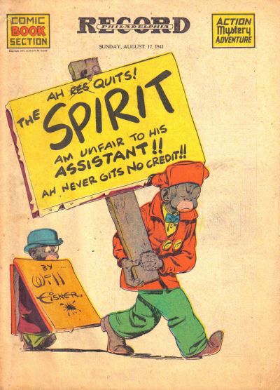 Cover for The Spirit (Register and Tribune Syndicate, 1940 series) #8/17/1941