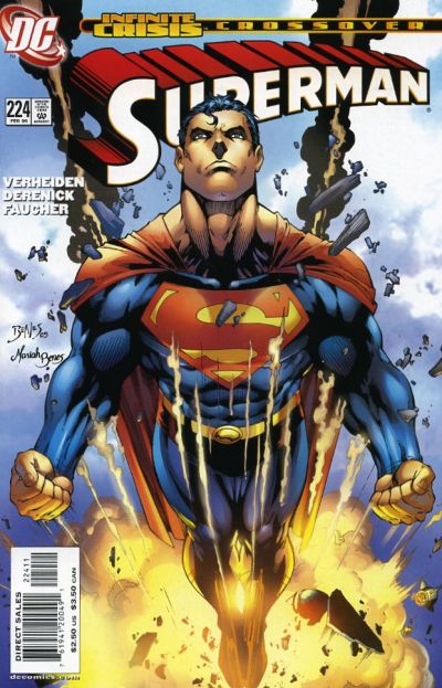 Cover for Superman (DC, 1987 series) #224 [Direct Sales]