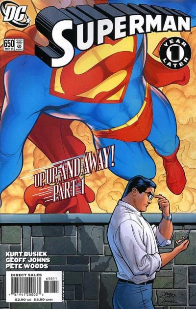 Cover for Superman (DC, 2006 series) #650 [Direct Sales]