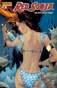 Cover Thumbnail for Red Sonja (Dynamite Entertainment, 2005 series) #6 [Giuseppe Camuncoli Retailer Incentive Cover (1 in 7)]