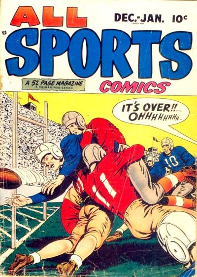 Cover for All Sports Comics (Hillman, 1948 series) #v1#2