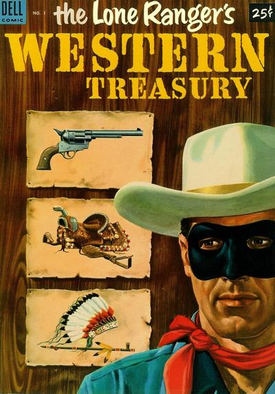 Cover for The Lone Ranger's Western Treasury (Dell, 1953 series) #1