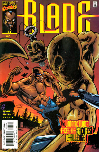 Cover for Blade: Vampire Hunter (Marvel, 1999 series) #6 [Direct Edition]