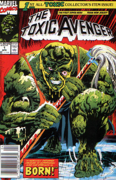 Cover for Toxic Avenger (Marvel, 1991 series) #1 [Newsstand]