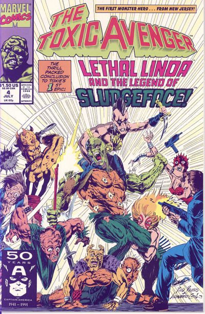 Cover for Toxic Avenger (Marvel, 1991 series) #4