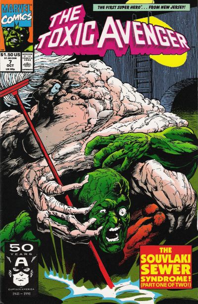 Cover for Toxic Avenger (Marvel, 1991 series) #7