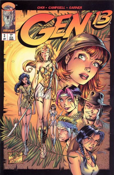 Cover for Gen 13 (Image, 1995 series) #3 [Direct]