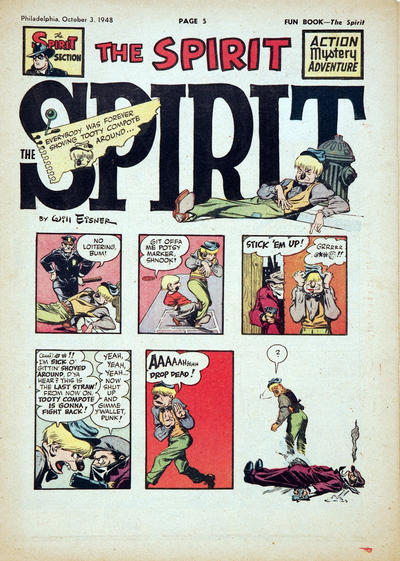 Cover for The Spirit (Register and Tribune Syndicate, 1940 series) #10/3/1948