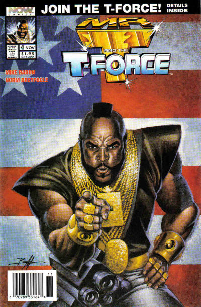 Cover for Mr. T and the T-Force (Now, 1993 series) #4 [Newsstand]