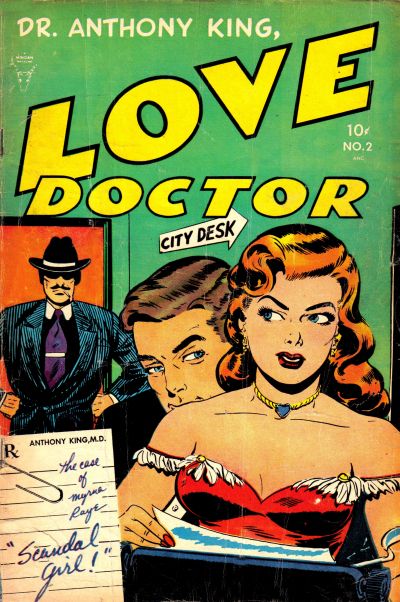 Cover for Dr. Anthony King, Hollywood Love Doctor (Toby, 1952 series) #2