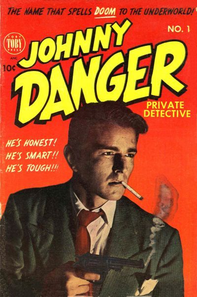 Cover for Johnny Danger (Toby, 1954 series) #1