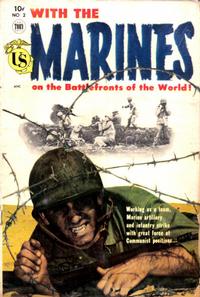 Cover for With the Marines on the Battlefronts of the World (Toby, 1953 series) #2