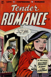 Cover for Tender Romance (Stanley Morse, 1953 series) #1