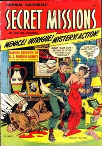 Cover for Secret Missions (St. John, 1950 series) #1